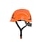 Defender Safety Safety Helmets, H2 Series, Acrylonitrile Butadiene Styrene (ABS), Ratchet, Type 2, Class E, Orange H2-EH-05 - alternate 4
